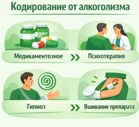 кодирование от алкоголизма в Белогорске Санати